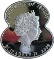5 Pounds - Elizabeth II Lest We Forget 1918; Silver poppy shaped obverse image