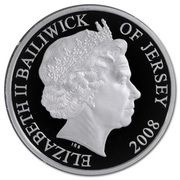 5 Pounds - Elizabeth II Flying Legends - Sir Douglas Bader; Silver Proof obverse image