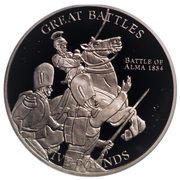5 Pounds - Elizabeth II Battle of Alma 1854, United Kingdom, 2009 reverse image