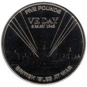 5 Pounds - Elizabeth II VE Day, United Kingdom, 2010 reverse image