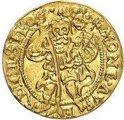 1 Ducat - Heinrich III and Karl II Reichenstein - Mining - Dukat, Bohemia, 1563-1570 reverse image