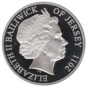 5 Pounds - Elizabeth II The Royal Wedding 2011; Silver Proof obverse image