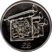 5 Pounds - Elizabeth II Diamond Jubilee, United Kingdom, 2012 reverse image