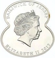 5 Pounds - Elizabeth II Remembrance Day 2012; Poppy Shape obverse image