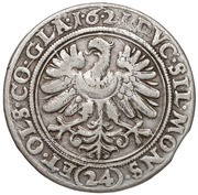 24 Kreuzer - Henry Wenceslaus and Charles Frederick I, Bohemia, 1621 reverse image