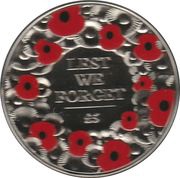 5 Pounds - Elizabeth II Remembrance Day 2015, United Kingdom, 2015 reverse image