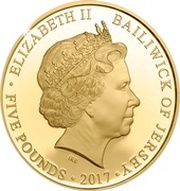 5 Pounds - Elizabeth II Remembrance Day; Gold Plated obverse image