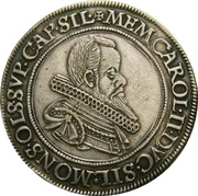 ½ Thaler - Karl II Death of Karl II obverse image