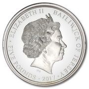 5 Pounds - Elizabeth II Remembrance Day 2017; Silver Proof obverse image