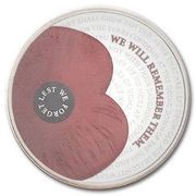 5 Pounds - Elizabeth II Remembrance Day 2017; Silver Proof, United Kingdom, 2017 reverse image