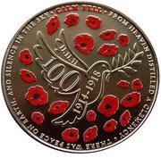 5 Pounds-Elizabeth II The Centenary of the First World War, United Kingdom, 2018 reverse image