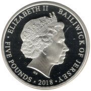 5 Pounds - Elizabeth II The Centenary of the First World War; Silver proof obverse image