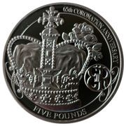 5 Pounds - Elizabeth II 65th Anniversary of Coronation, United Kingdom, 2018 reverse image