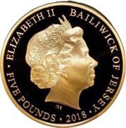 5 Pounds - Elizabeth II The Centenary of the First World War; Gold Proof obverse image
