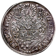 1 Thaler - Karl II Oels, Bohemia, 1611-1612 reverse image