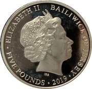 5 Pounds Elizabeth II - D-Day Landing - Allied Armies obverse image