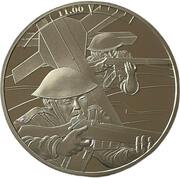 5 Pounds - Elizabeth II D-Day Landing 11:00, United Kingdom, 2019 reverse image