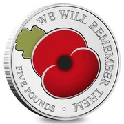 5 Pounds - Elizabeth II We Will Remember Them, United Kingdom, 2020 reverse image
