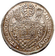 1 Thaler - Henry Wenceslaus and Charles Frederick I, Bohemia, 1619-1620 reverse image
