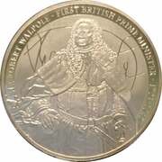5 Pounds - Elizabeth II Robert Walpole, United Kingdom, 2021 reverse image