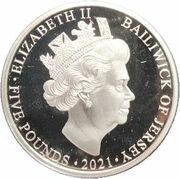 5 Pounds - Elizabeth II 95th Birthday obverse image