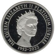5 Pounds - Elizabeth II Platinum Jubilee, United Kingdom, 2022 reverse image