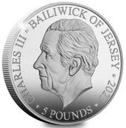 5 Pounds - Charles III Life and Legacy of Queen Elizabeth II; Silver Proof obverse image