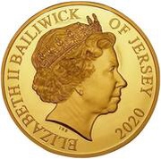 10 Pounds - Elizabeth II Victory in Europe; Gold Proof obverse image