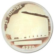 25 Pounds - Elizabeth II Coronation, United Kingdom, 2004 reverse image