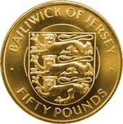 50 Pounds - Elizabeth II Silver Wedding, United Kingdom, 1972 reverse image