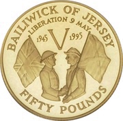 50 Pounds - Elizabeth II Liberation, United Kingdom, 1995 reverse image
