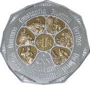 50 Pounds - Elizabeth II platinum jubilee, United Kingdom, 2022 reverse image