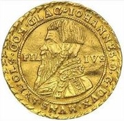 2 Ducats - Johann Memorial to Karl I, Bohemia, 1536-1565 reverse image