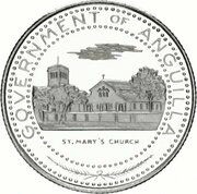 ½ Dollar - Elizabeth II St. Mary's Church obverse image