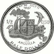 ½ Dollar - Elizabeth II St. Mary's Church reverse image