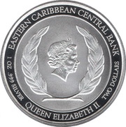 2 Dollars - Elizabeth II Coat of arms obverse image