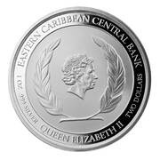 2 Dollars - Elizabeth II Sailing Regatta; Coloured obverse image