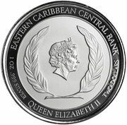 2 Dollars - Elizabeth II Eel; Coloured obverse image