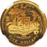 5 Dollars - Elizabeth II Methodist Church reverse image