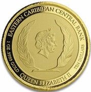 10 Dollars - Elizabeth II Coat of arms; Coloured obverse image