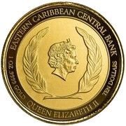 10 Dollars - Elizabeth II Eel; Coloured obverse image