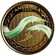 10 Dollars - Elizabeth II Eel; Coloured, United Kingdom, 2022 reverse image