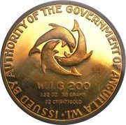 200 Dollars - Elizabeth II Independence obverse image