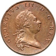 1 Penny - George III obverse image