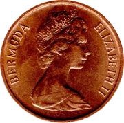 1 Cent - Elizabeth II 2nd portrait obverse image