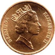 1 Cent - Elizabeth II 3rd portrait - Magnetic obverse image
