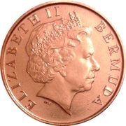 1 Cent - Elizabeth II 4th portrait; non-magnetic obverse image