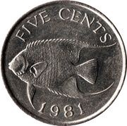 5 Cents - Elizabeth II 2nd portrait reverse image
