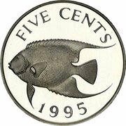 5 Cents - Elizabeth II Silver Proof Issue reverse image