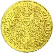 9 Ducats - Karl II, Bohemia, 1612 reverse image